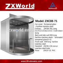 Glass Panoramic Passenger Elevator / lift